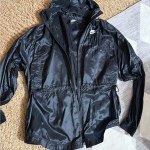 Nike Shiny Black Jacket